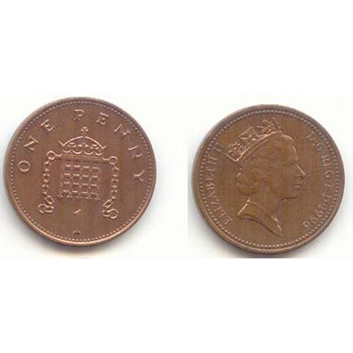 Pièce 1 Penny 1996 Élizabeth Ii