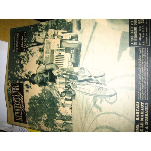 Miroir Sprint 1er Juillet 1949  Tour De France  Bartoli A Cede Le Maillot Jaune