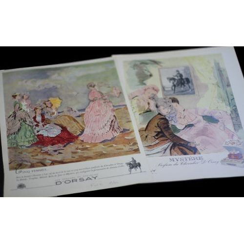 Huit Publicités Pour Les Parfums D'orsay