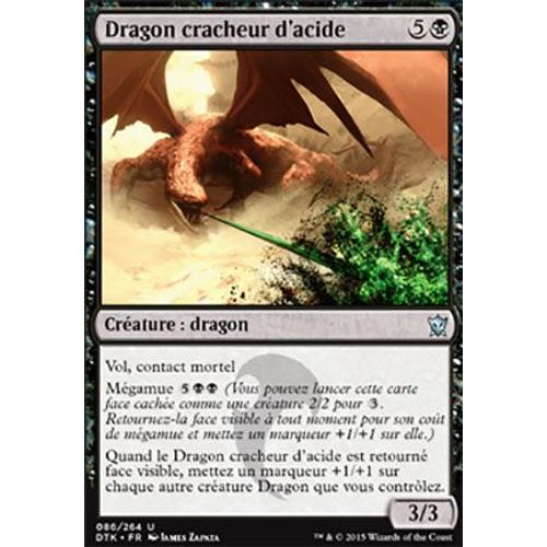  Dragon Cracheur D'acide - Les Dragons De Tarkir - U