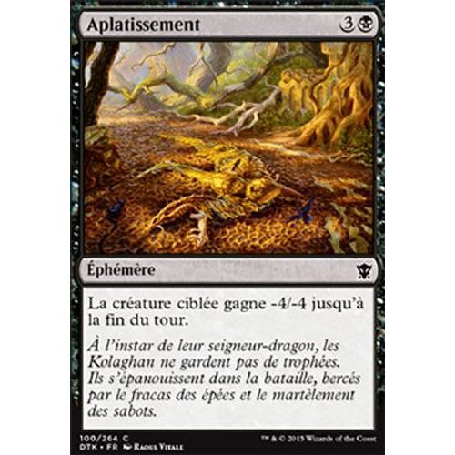  Aplatissement - Les Dragons De Tarkir - C