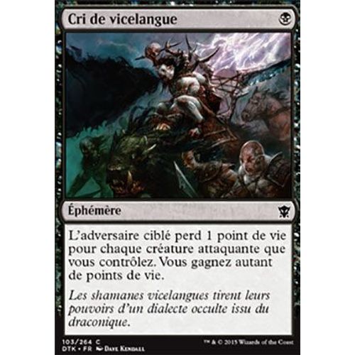 Cri De Vicelangue - Les Dragons De Tarkir - C