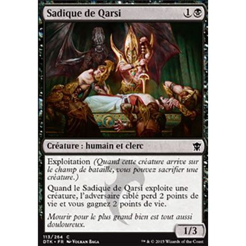  Sadique De Qarsi -  Les Dragons De Tarkir - C