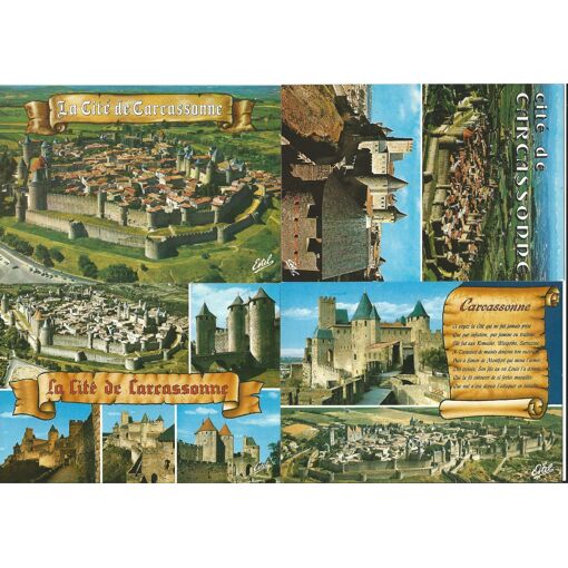 lot-de-4-cartes-postales-de-carcassonne-rakuten
