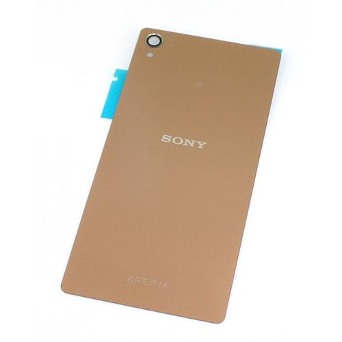 Vitre Arrière Cache Batterie Sony Xperia Z3 D6603 L55t Or Cuivre