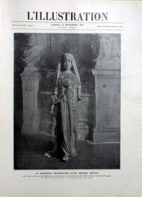 Illustration (L') N° 4003 Du 22/11/1919 - La Derniere Incarnation D'une Grande Artiste / Mme Bartet Dans L'herodienne De Albert Du Bois