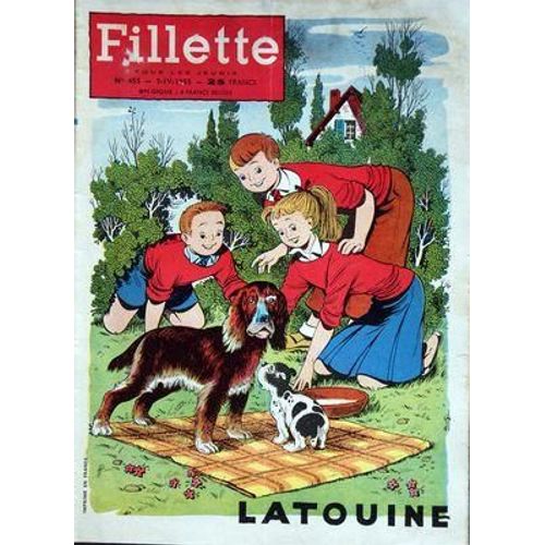 Fillette N° 455 Du 07/04/1955 - Latouine - Leslie Caron
