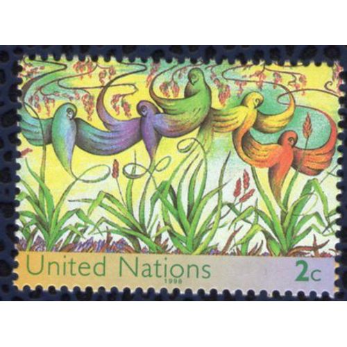 Nations Unies 1998 Onu Neuf 2 Cents