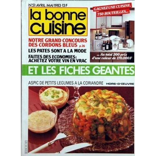 la bonne cuisine - fiches géantes N°61-