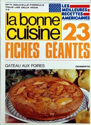 la bonne cuisine 23 fiches géantes N°37 Bonne Cuisine Fiches Geantes - Meilleures offres neuf et