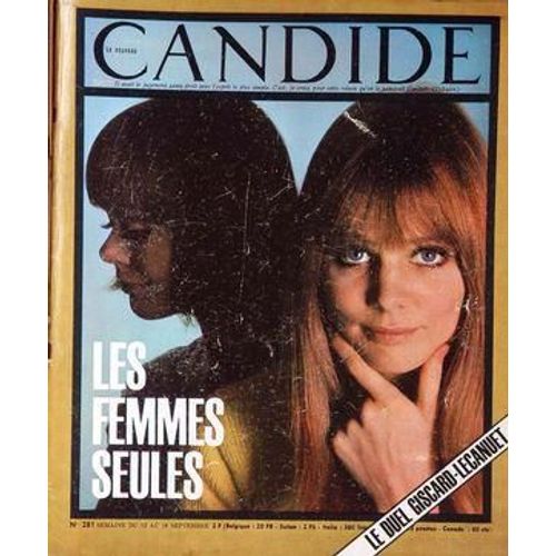 Candide N° 281 Du 12/09/1966 - Les Femmes Seules - Le Duel Giscard- Lecanuet