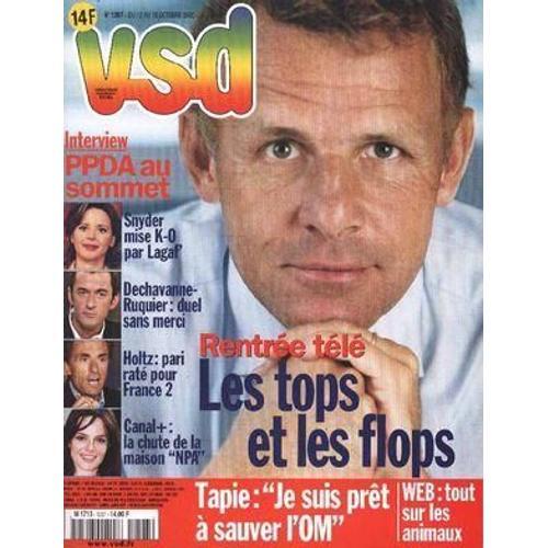 Vsd N° 1207 Du 12/10/2000 - Rentree Tele  -   Ppda - Snyder  -   Lagaf - Dechavanne  -   Ruquier - Holtz Rate - Chute De La Maison Npa - Tapie  -   O.M. - Web.