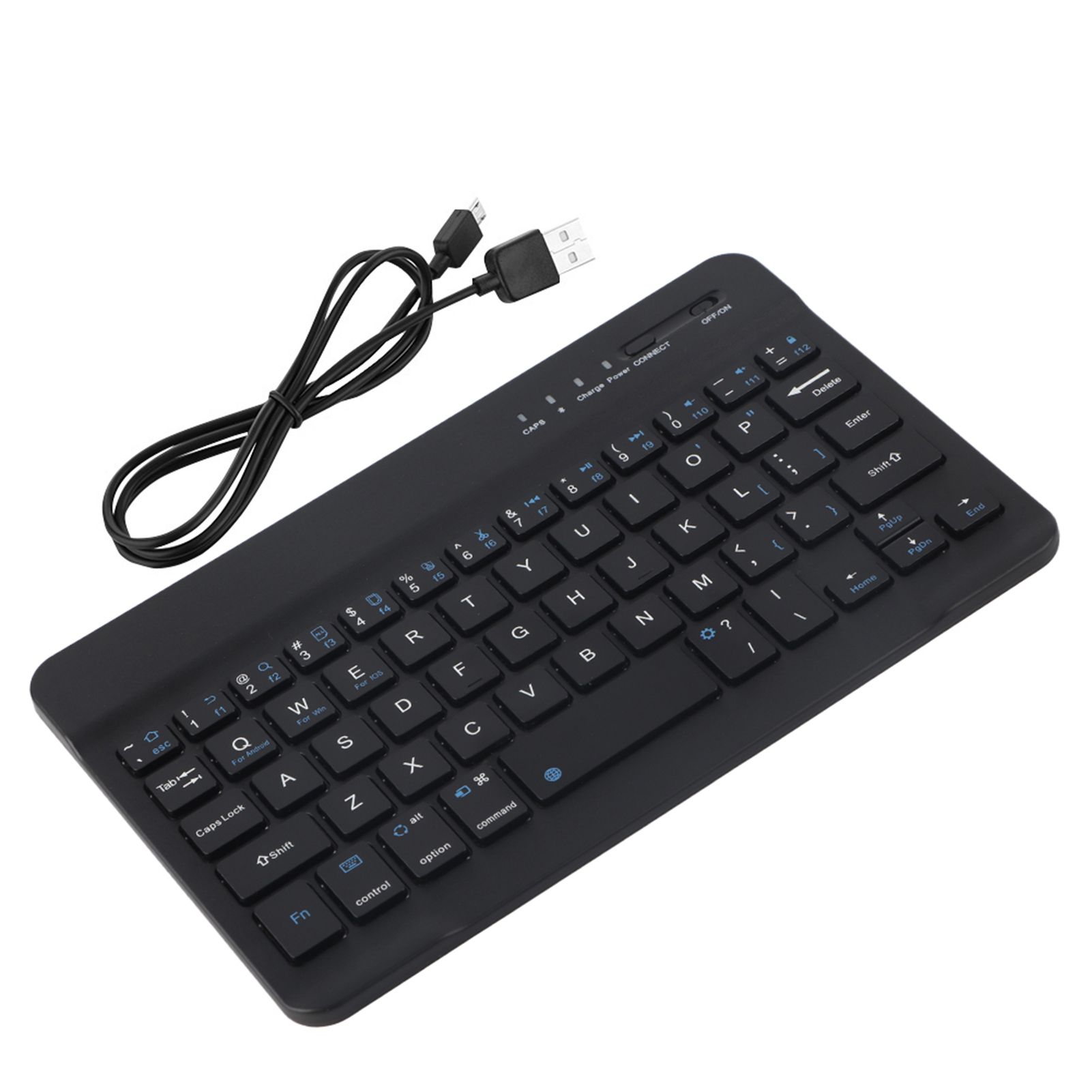 Mini clavier Bluetooth sans fil Ultra mince pour téléphone tablette IOS Android Windows