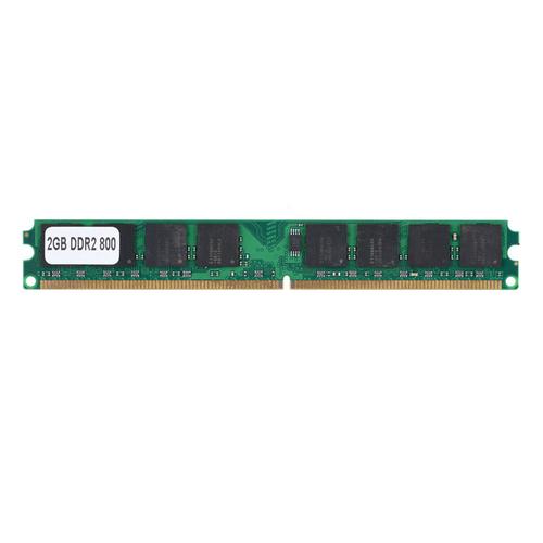 Mémoire RAM DDR2 2G 800MHz PC2-6400, Module 240 broches, Compatible avec Intel/ AMD