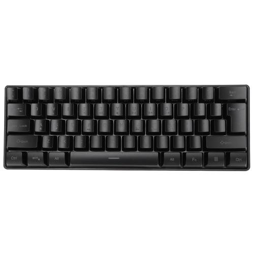 Clavier de jeu Portable rétro-éclairé 61 touches filaire noir USB PC clavier pour bureau à domicile ordinateur Portable travail jeu