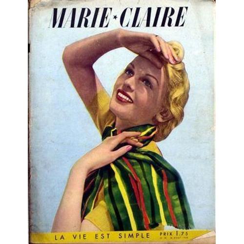 Marie Claire N° 78 Du 26/08/1938 - Famille Et Art De Vivre  -   Faire Du Sport - Les Bons Trucs -  Lecture  -   Colette  -  M. Bob Ou La Lecon D'amour Par Alice Turpin  - Etienne Antherieu   -  Beaute Et Hygiene  -   Consever Sa Jeunesse -  Mode  ...