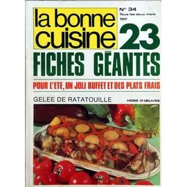 Bonne Cuisine Fiches - Meilleures offres neuf et occasion