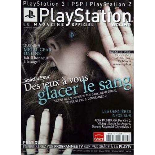 Playstation N° 13 Du 31/03/2008 - Playstation 3 - Psp - Playstation 2 Dossier - Metal Gear Online - Fait Il Honneur A La Saga Baisse De Prix - Des Jeux Ps3 A Partir De 20 Euros Les Bons Mauvais Plans Special Peur - Des Jeux A Vous Glacer Le Sang -...