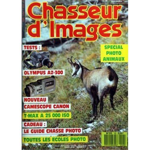 Chasseur D'images N° 102 Du 01/05/1988 - Special Photo Animaux - Olympus Az-300 - Nouveau Camescope Canon - T-Max A 25 000 Iso - Le Guide Chasse Photo - Toutes Les Ecoles Photo