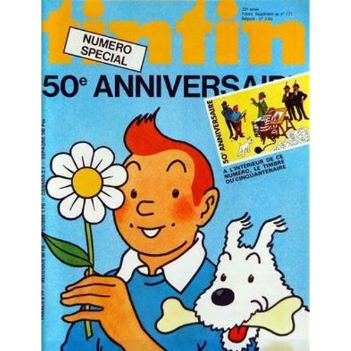 Tintin N° 171 Du 15/12/1978 - 50eme Anniversaire