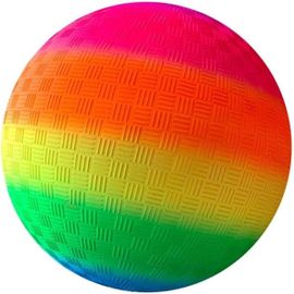 Balle Molle En Pvc Arc-En-Ciel Pour Enfants, Balle Rebondissante Durable Goodnice