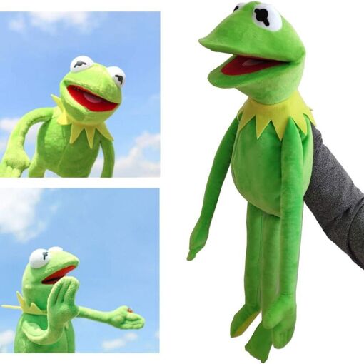 doudou peluche Kermit la grenouille MUPPETS LANSAY