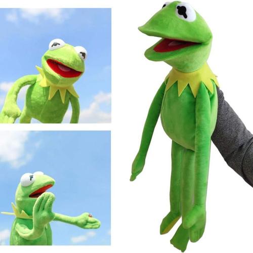 Jouet En Peluche De Marionnette De Grenouille - Muppet Show Doll The Frog Hand Puppets Jouets En Peluche De Noël Goodnice