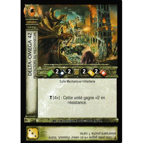 Carte Horus Heresy Ccg - Delta Omega 42 - 118/152