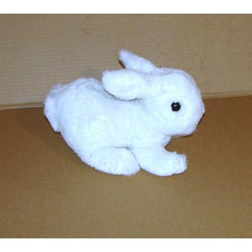 Lapin Blanc Boulgom Peluche Lapin Ancien 25 Cm