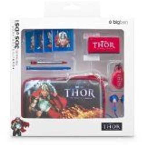Kit De Protection + Ecouteurs Pour 3ds/Dsi  Marvel Thor