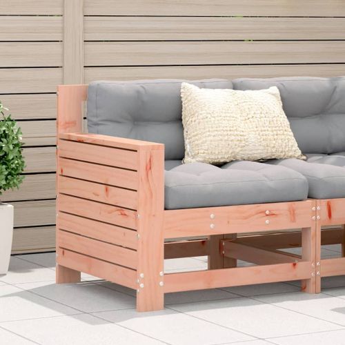 Vidaxl Canapé De Jardin Accoudoir Avec Coussin Bois Massif Douglas
