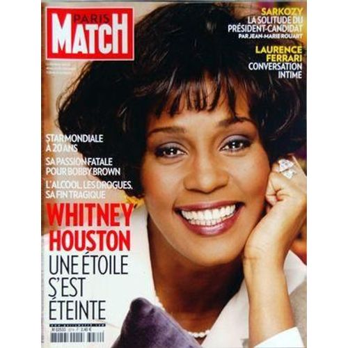 Paris Match N° 3274 Du 16/02/2012 - Whitney Houston / Une Etoile S'est Eteinte - Sarkozy - La Solitude Du President-Candidat Par Rouart - Laurence Ferrari - Conversation Intime