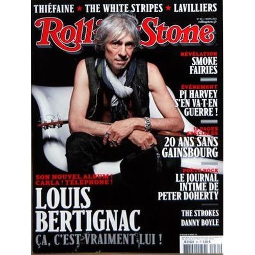 Rolling Stone N° 30 Du 01/03/2011 - Thiefaine - The White Stripes - Lavilliers - - Smoke Fairies - Pj Harvey - 20 Ans Sans Gainsbourg - Peter Doherty - The Strokes Danny Boyle - Louis Bertignac