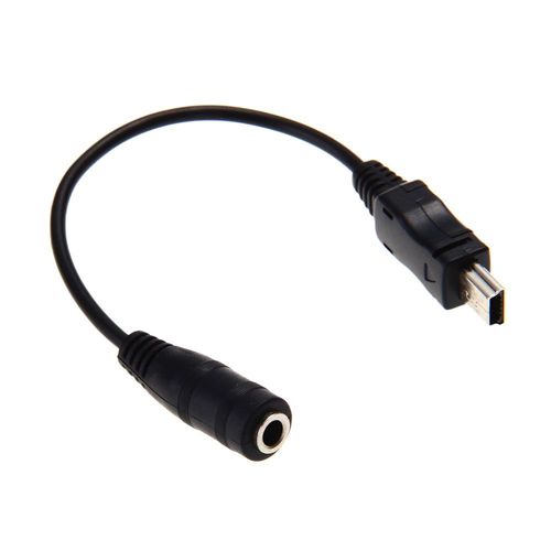 Câble Adaptateur Microphone MIC Mini USB vers 3.5mm Jack pour Gopro Hero 3 3+