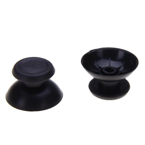 4pcs Chapeaux Bouchons Capuchons Boutons De Joystick Manette Abs Noir Pour Ps4