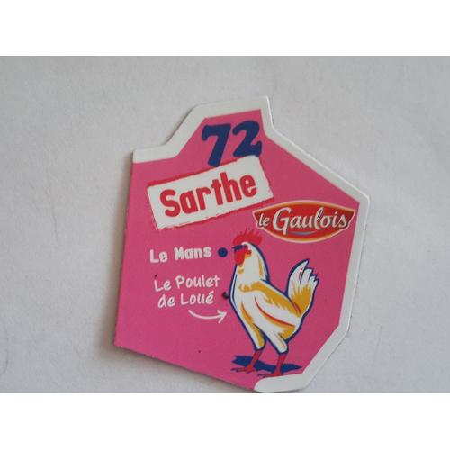 Magnet Le Gaulois Depart'aimant 72 Sarthe - Nouvelle Collection 2014 