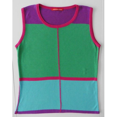 Pull Débardeur Laine Mélangée. Alain Manoukian. Taille 4. 42