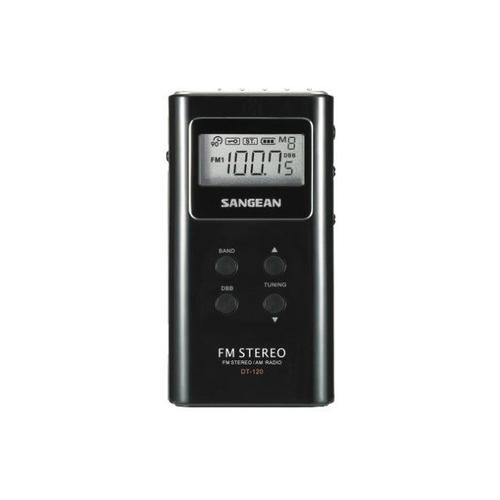 Sangean-DT-120 - Radio portable - noir