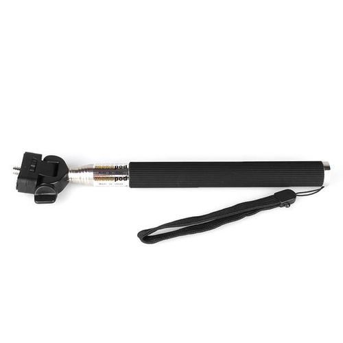Monopode Perche Téléscopique Extensible + Adaptateur Trépied Pour Gopro Noir
