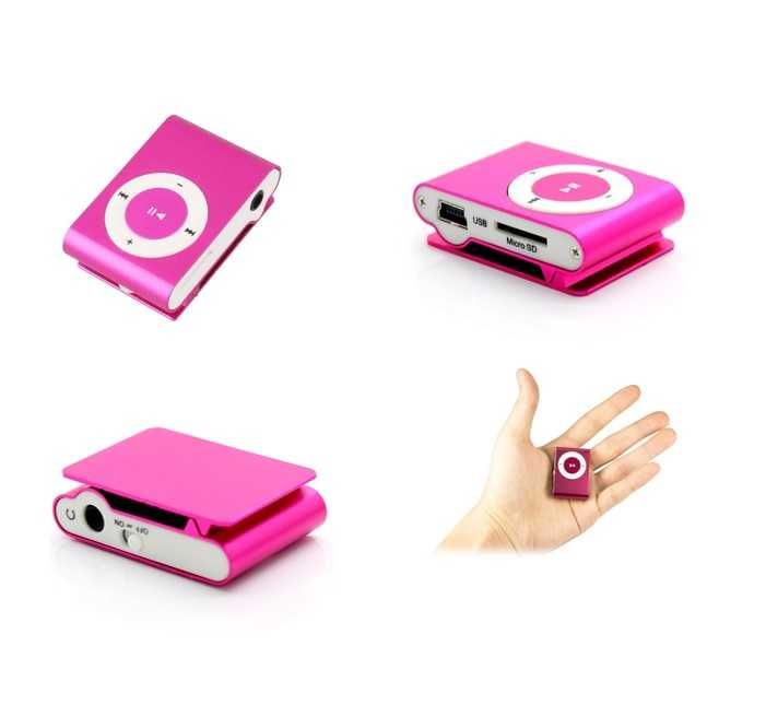 Lecteur MP3 Mini Baladeur (Fuchsia)