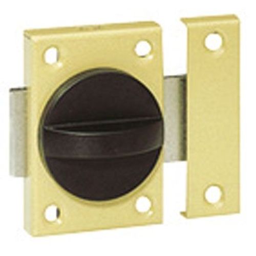 Verrou acier targette plate bronze - 35