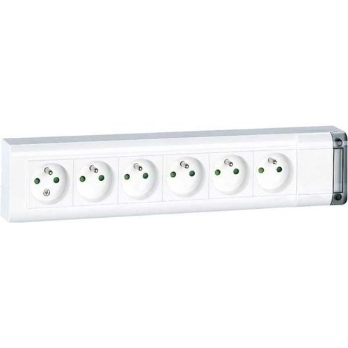 Bloc multiprises d'installation fixables - 343 mm, 6