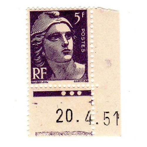 Timbre Marianne De Candon Violet 5f