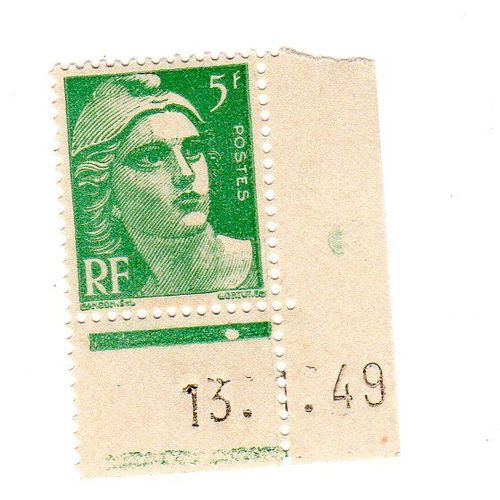 Timbre Marianne De Candon Vert Clair 5f