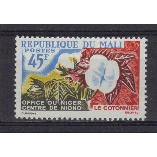 Mali 1962 : Cotonnier - Timbre Neuf *