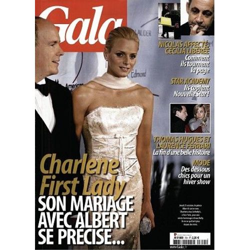 Gala 000751 : Charlene & Albert De Monaco/Clémentine Célarié/Laurence Ferrari & Thomas Hugues 