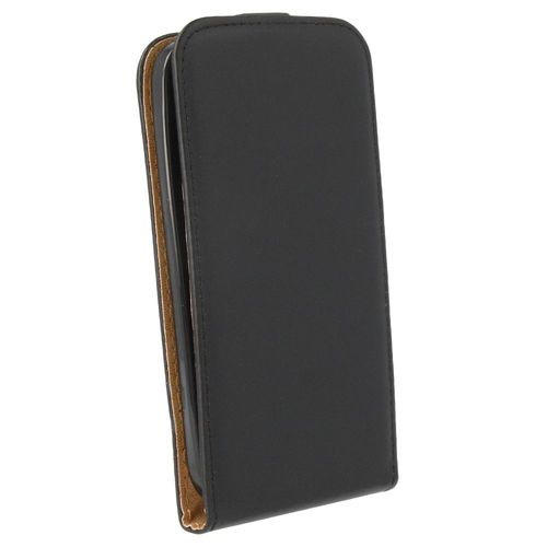 Etui Rabat Vertical Noir Pour Htc Desire 320 Logement Carte Fermeture Aimantée