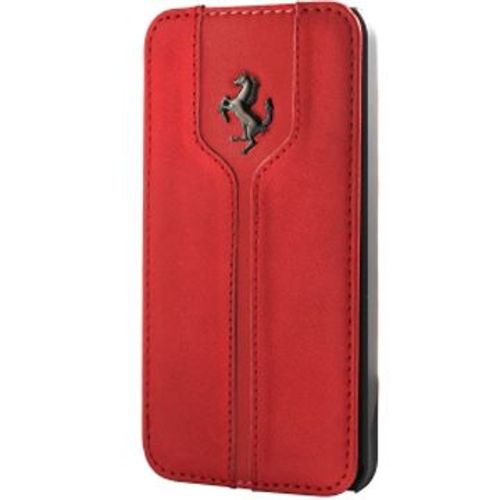 Etui Ferrari Monte Carlo Cuir Rouge Rabat Latéral Iphone 5c Femtflbkpmre