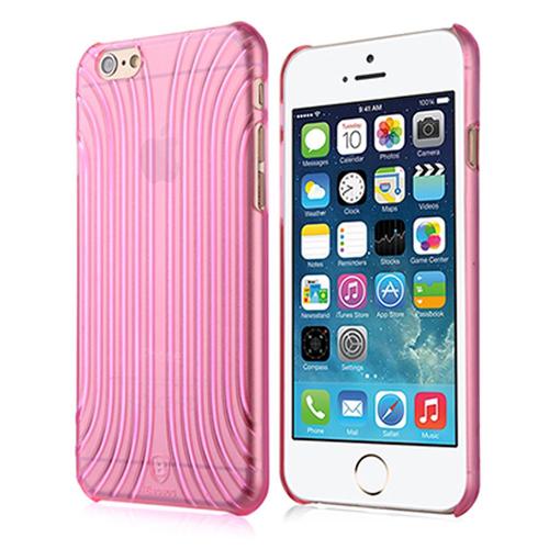 Baseus Coque Souple En Gel Rose Translucide Pour Iphone 6 De 4,7 Pouces