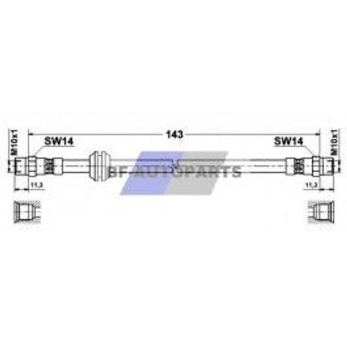 Flexible De Frein Avant  Bmw Serie 3 E36